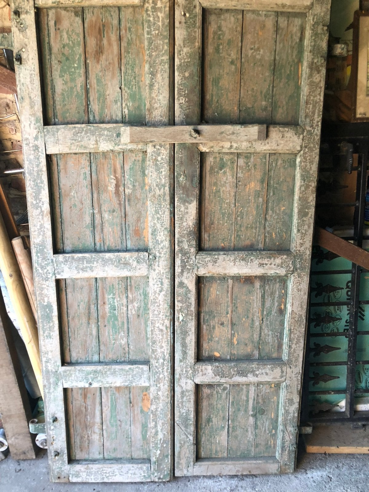 Oude houten luiken, Ophalen, Wanddecoratie, Hout