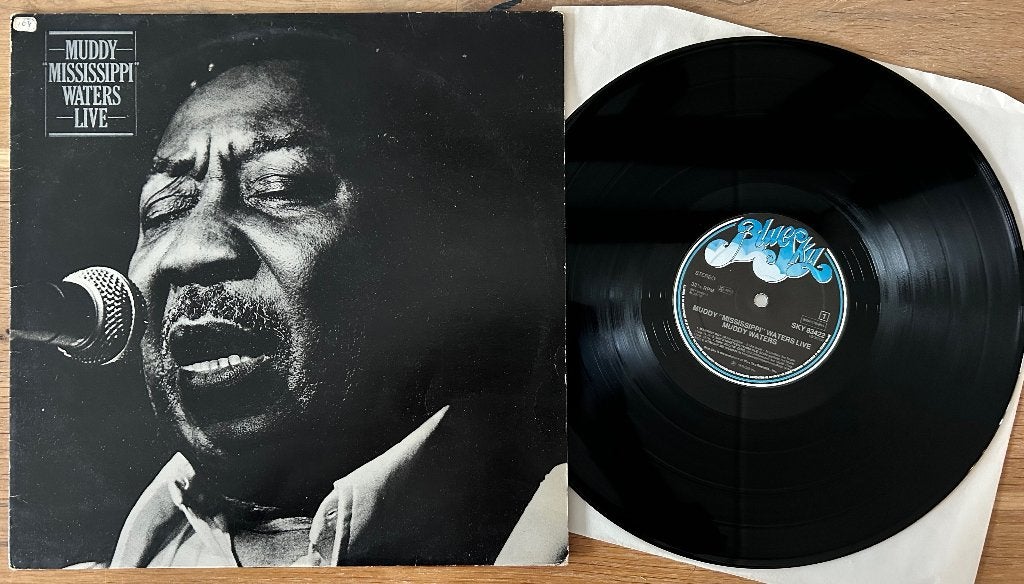 MUDDY WATERS - Muddy 'Mississippi' Waters live ( LP; NMINT ), CD & DVD, Pressage original, Enlèvement ou Envoi, Comme neuf, Blues