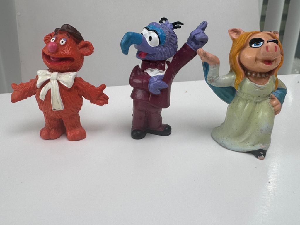 Set van 3 miniatuur figuren Muppet Show, Collections, Jouets miniatures, Utilisé, Enlèvement ou Envoi