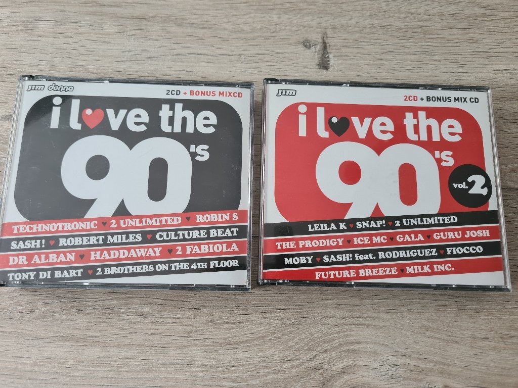 I Love The 90's 1 & 2, Ophalen of Verzenden, Zo goed als nieuw