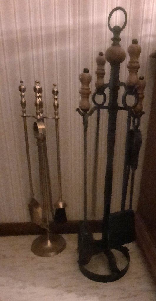 2 x Cheminée - Set de cheminée, Maison & Meubles, Enlèvement, Utilisé, Cheminée sur pied, Cheminée au bois