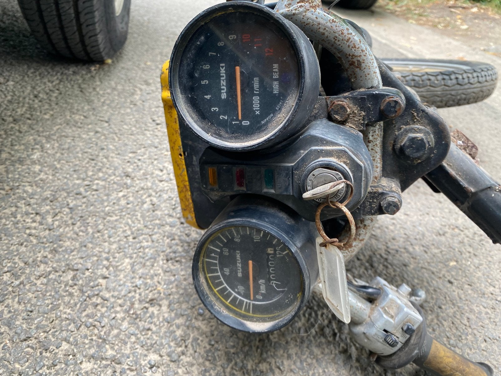 Pieces suzuki ZR50 ( dont compteur 0 km ), Motos, Enlèvement