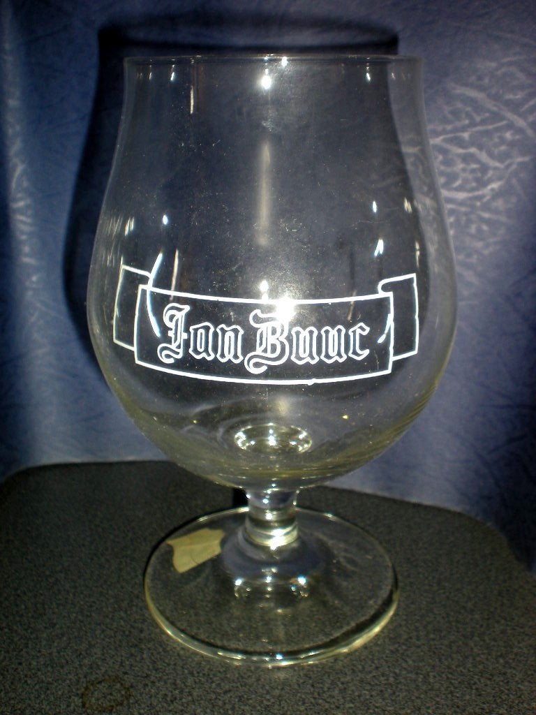 JAN BUUC (Leroy), Verzamelen, Biermerken, Ophalen of Verzenden, Zo goed als nieuw, Glas of Glazen