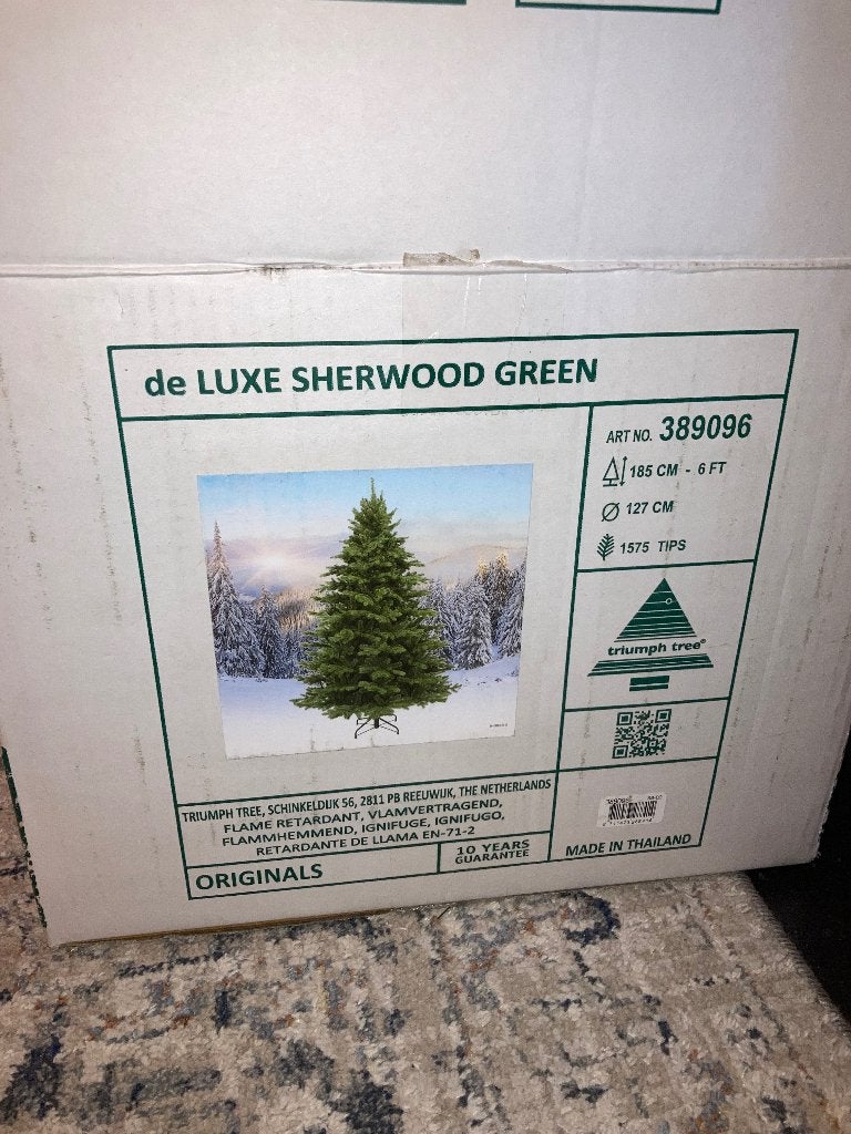 Gloednieuwe Kerstboom Triumph Tree Sherwood, Diversen, Ophalen, Nieuw