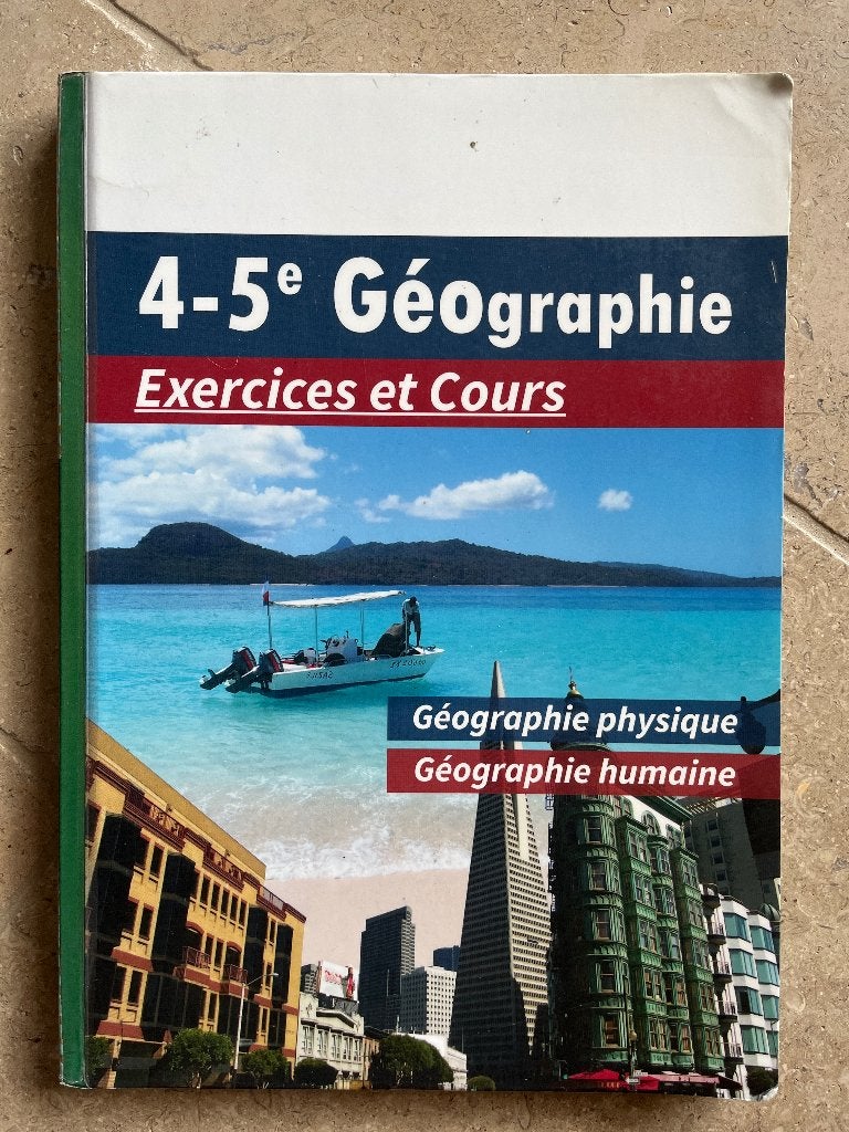 Géographie 4-5e, Livres, Enlèvement ou Envoi, Utilisé, Secondaire, Autre
