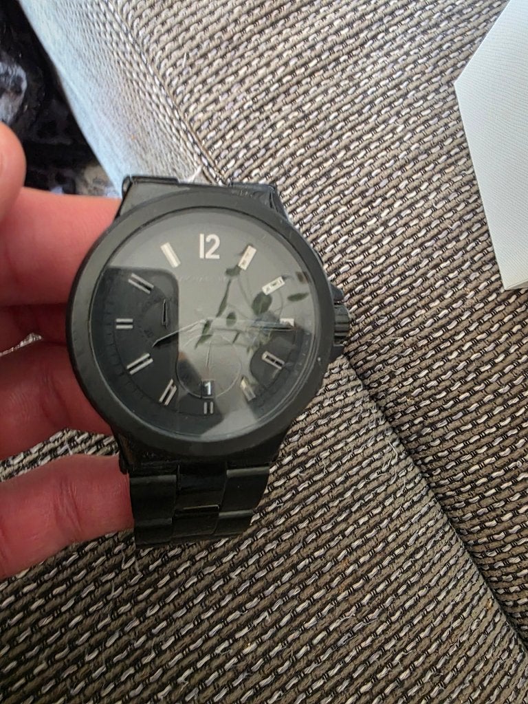 Polshorloge michael kors, Handtassen en Accessoires, Horloges | Heren, Staal, Staal, Polshorloge, Zo goed als nieuw