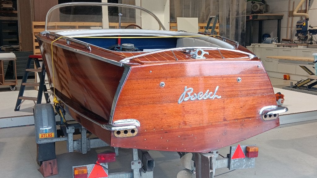1967 Boesch 510 st. Tropez de luxe + retrotrailer, Watersport en Boten, Ophalen, Gebruikt, Binnenboordmotor, Benzine