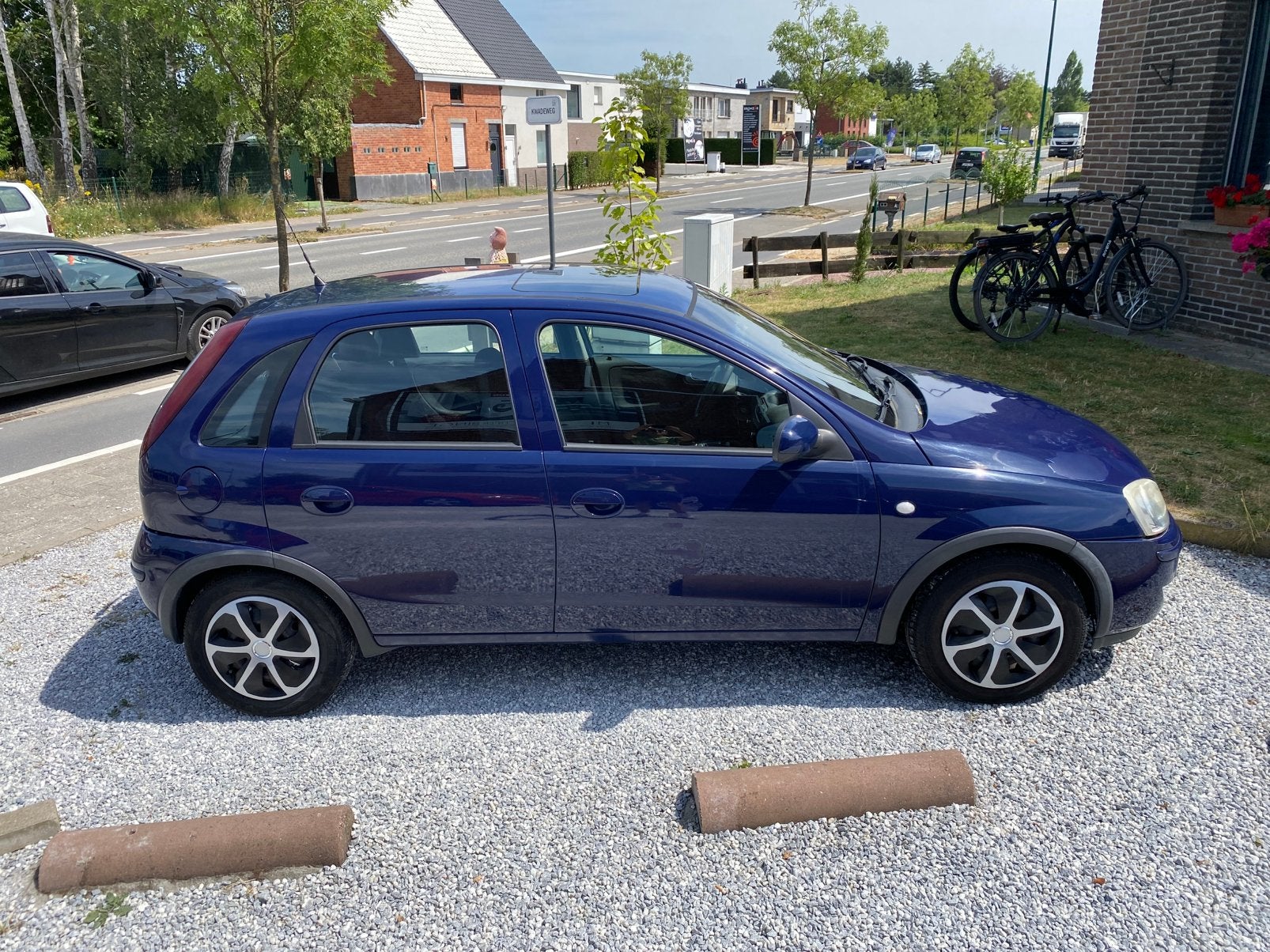 Opel Corsa C - 2004 - 98000 km - Benzine, Auto's, Opel, Blauw, Handgeschakeld, 5 deurs, Particulier