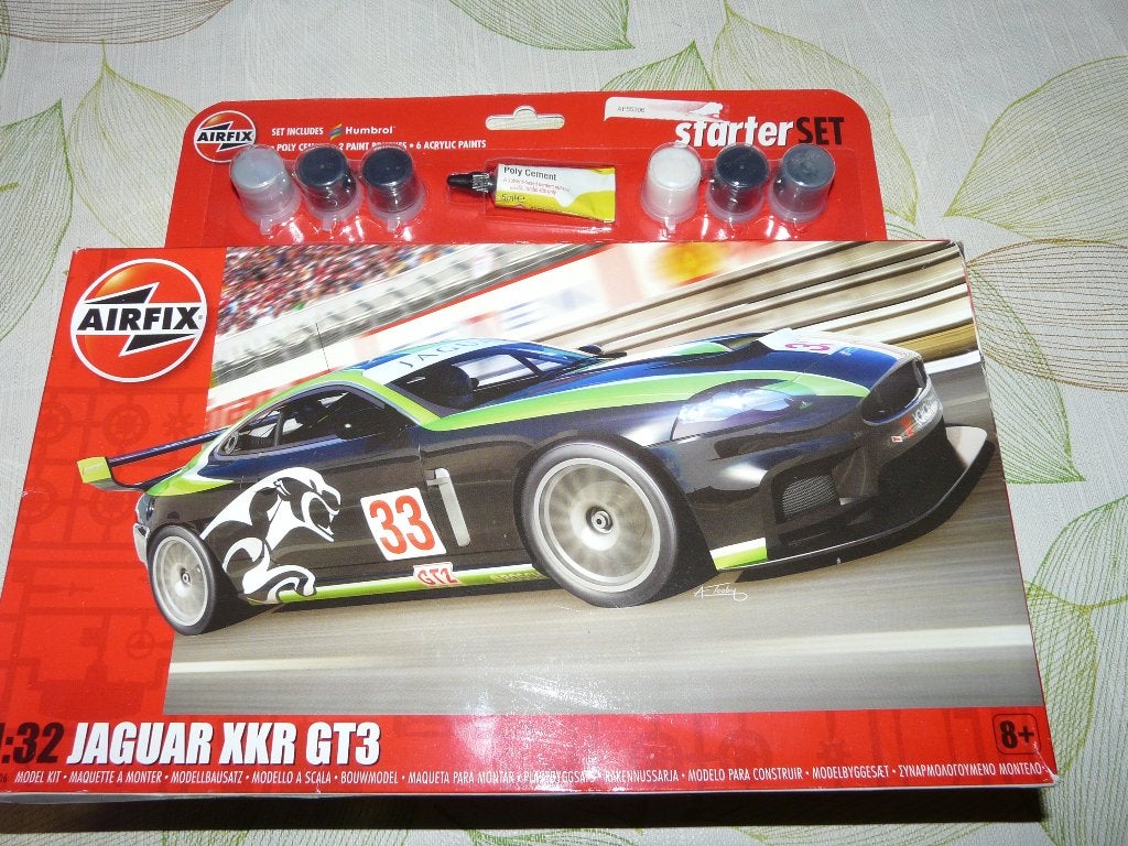 JAGUAR XKR GT3 1/32 AIRFIX, Hobby & Loisirs créatifs, Envoi, Neuf, 1:32 à 1:50