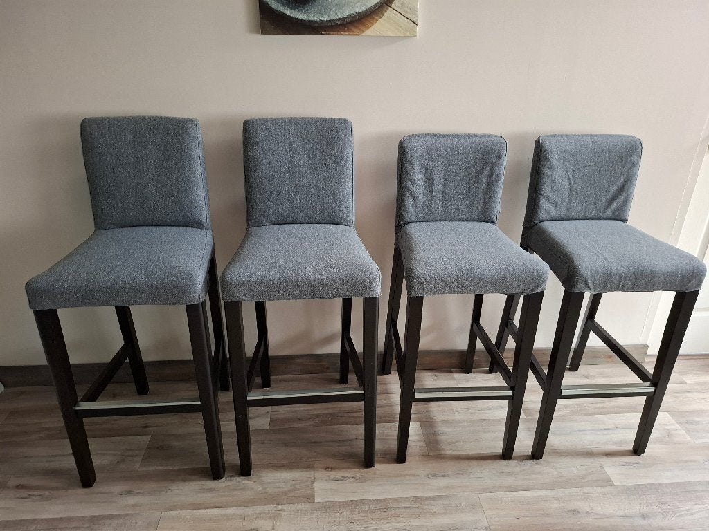 Lot de 4 chaises haute ikea, Bois, Comme neuf, Enlèvement, Quatre