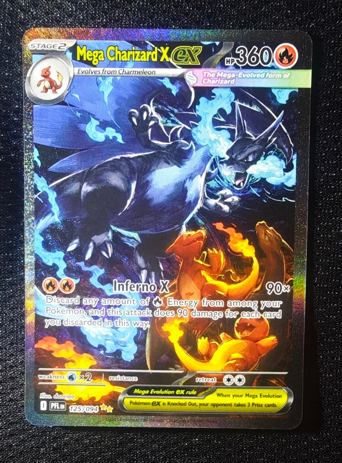 Mega Charizard X EX 125/094, Ophalen of Verzenden