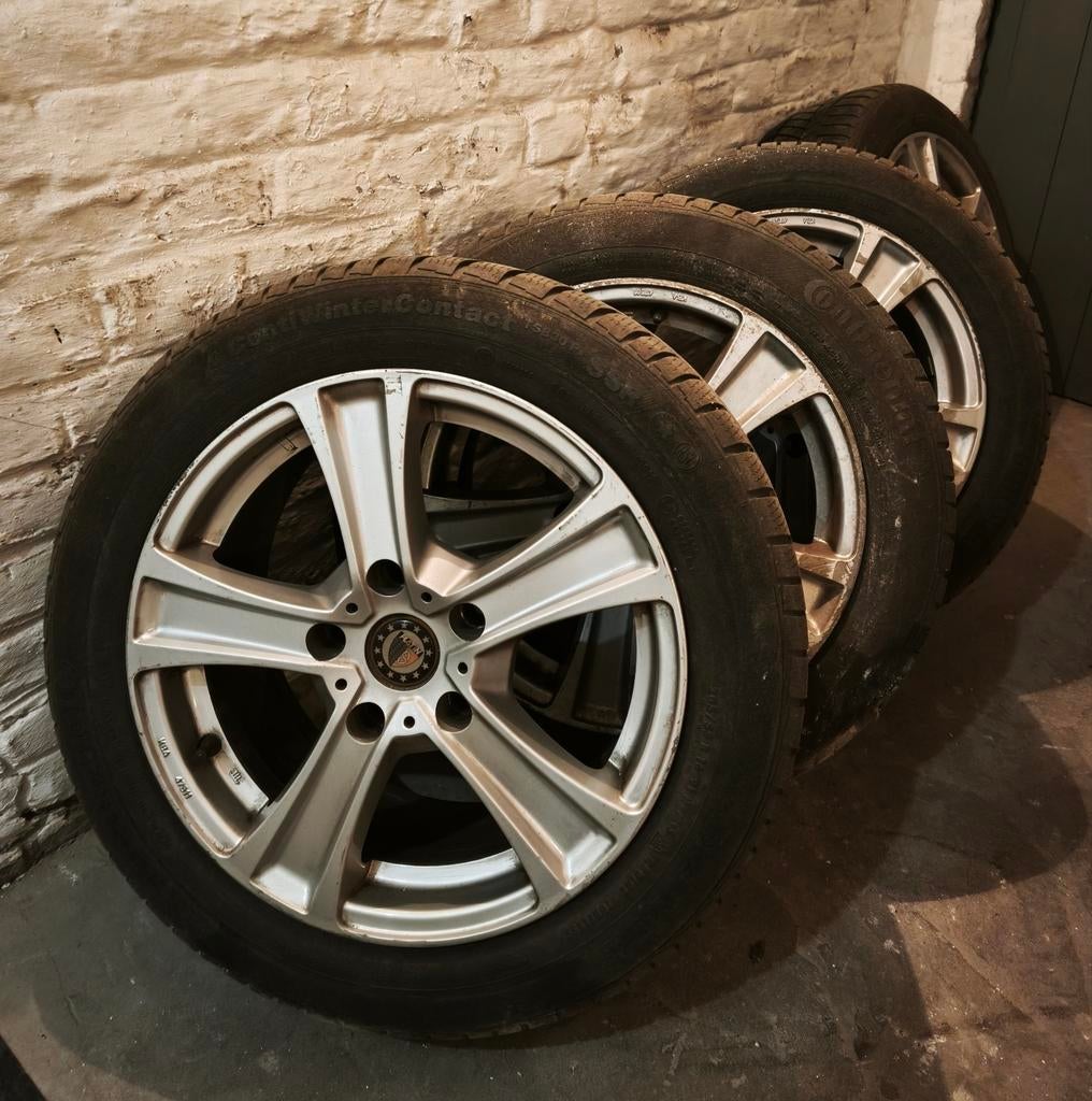A VENDRE 4 JANTES 16", Pneus hiver, 255 mm, 16 pouces, Véhicule de tourisme