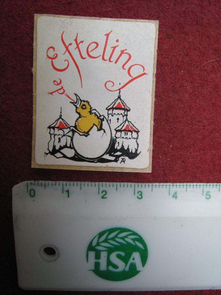 Vintage Sticker  pretpark De Efteling Kaatsheuvel Nederland, Verzamelen, Verzenden, Gebruikt, Bedrijf of Vereniging