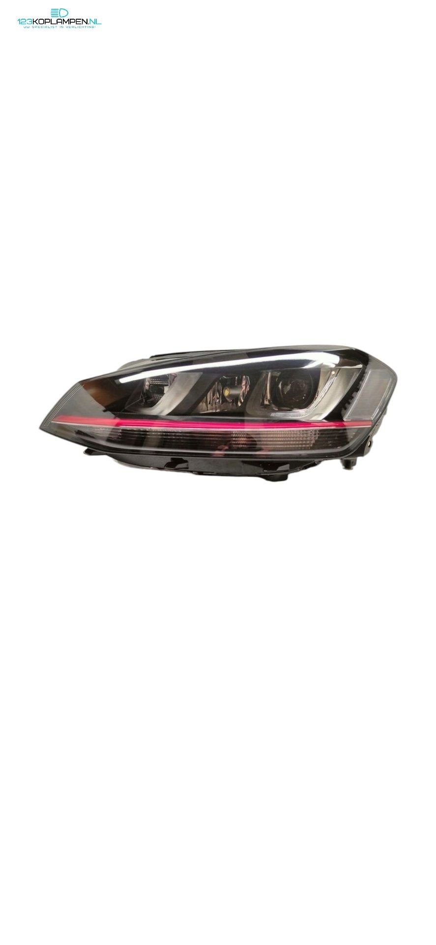 Volkswagen Golf 7 Bi-Xenon GTI Rood Koplamp Links 5G1941751A, Gebruikt, -, -, Verzenden