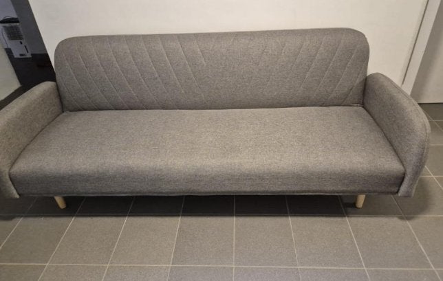 grijze IKEA-bank, Ophalen, 150 tot 200 cm, Driepersoons, 75 tot 100 cm