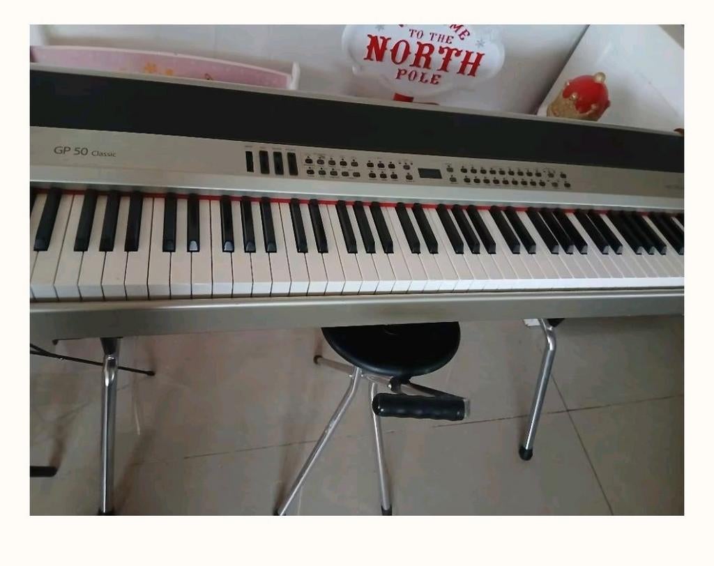 Elektrische piano met toebehoren, Muziek en Instrumenten, Ophalen, Piano