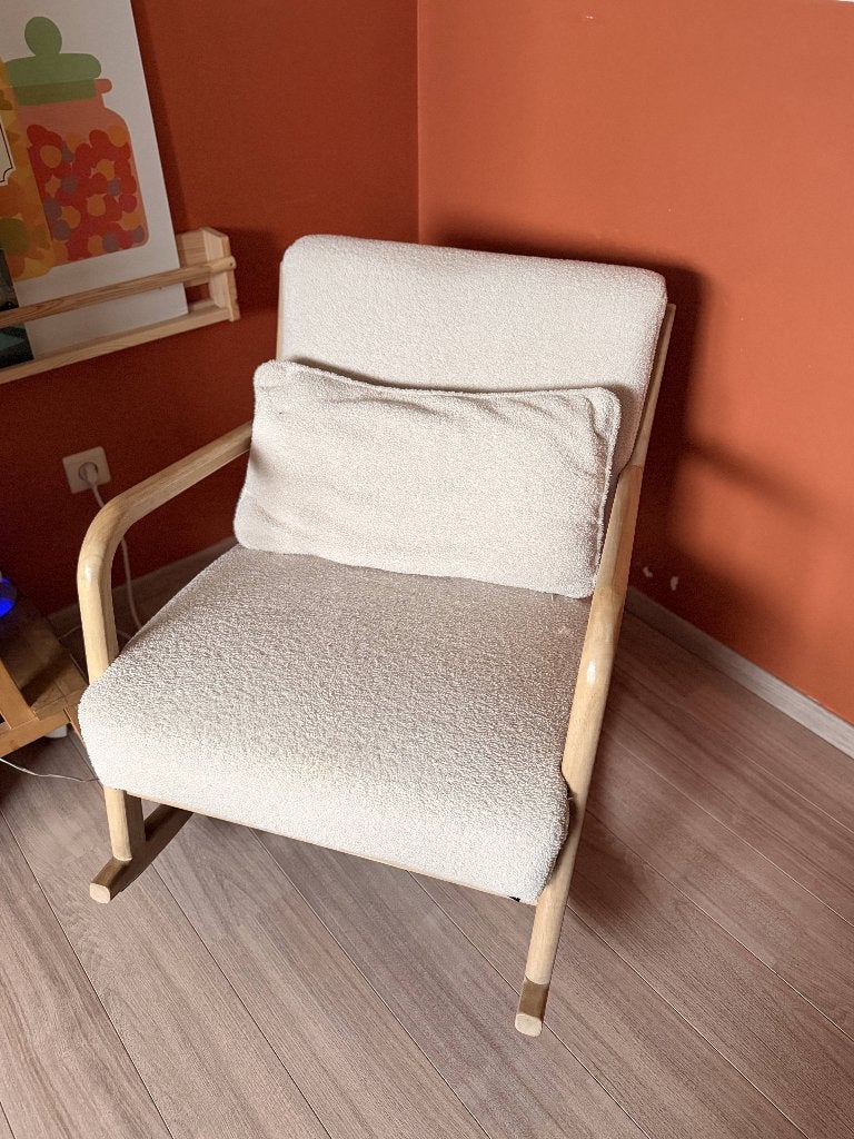 Schommelstoel, Huis en Inrichting, Fauteuils, Ophalen, Hout, Gebruikt, Minder dan 75 cm