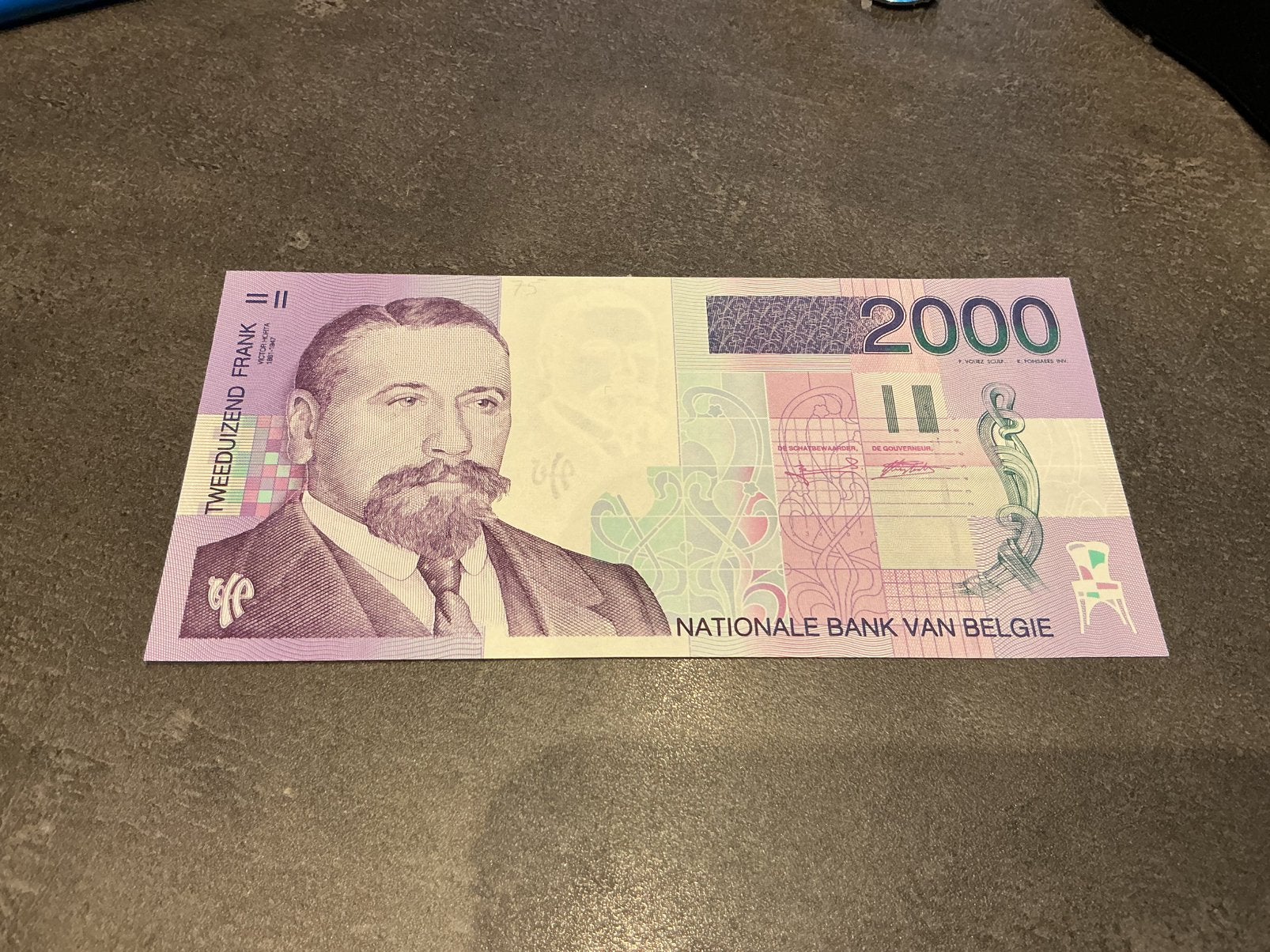 België 2000 Frank type Horta, Postzegels en Munten, Bankbiljetten | België, Ophalen of Verzenden