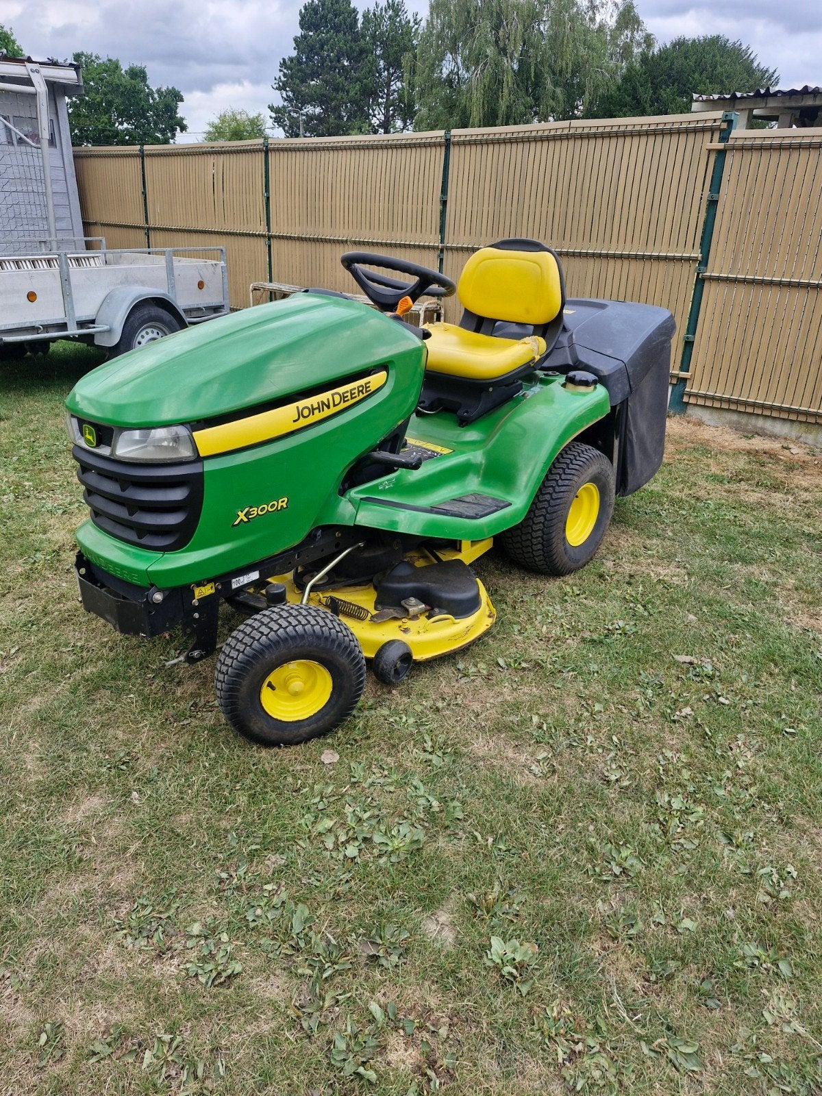 zitmaaier jhon deere x300r, Enlèvement