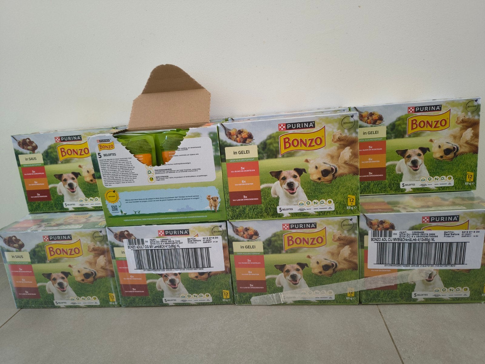Purina Bonzo vlees voor honden, Ophalen, Hond
