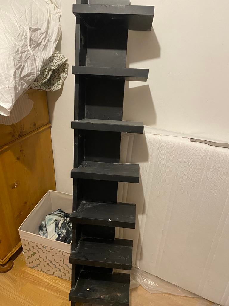 Zwarte planken, Huis en Inrichting, Woonaccessoires | Etagères, Ophalen, Gebruikt
