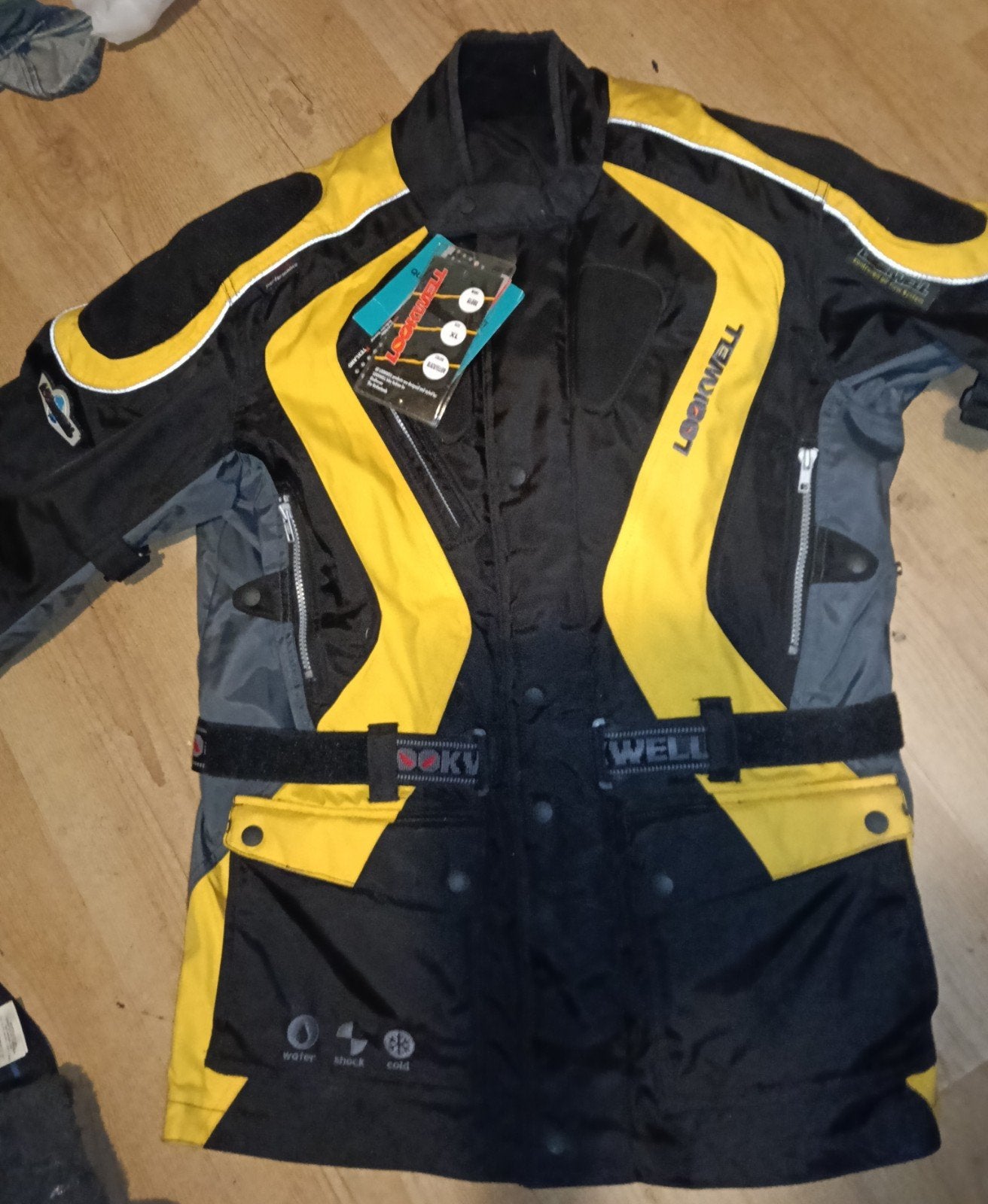 Splinternieuw! Lookwell Globe Motorjas - Maat XL - Zwart/Gee, Ophalen of Verzenden, Nieuw met kaartje, Lookwell