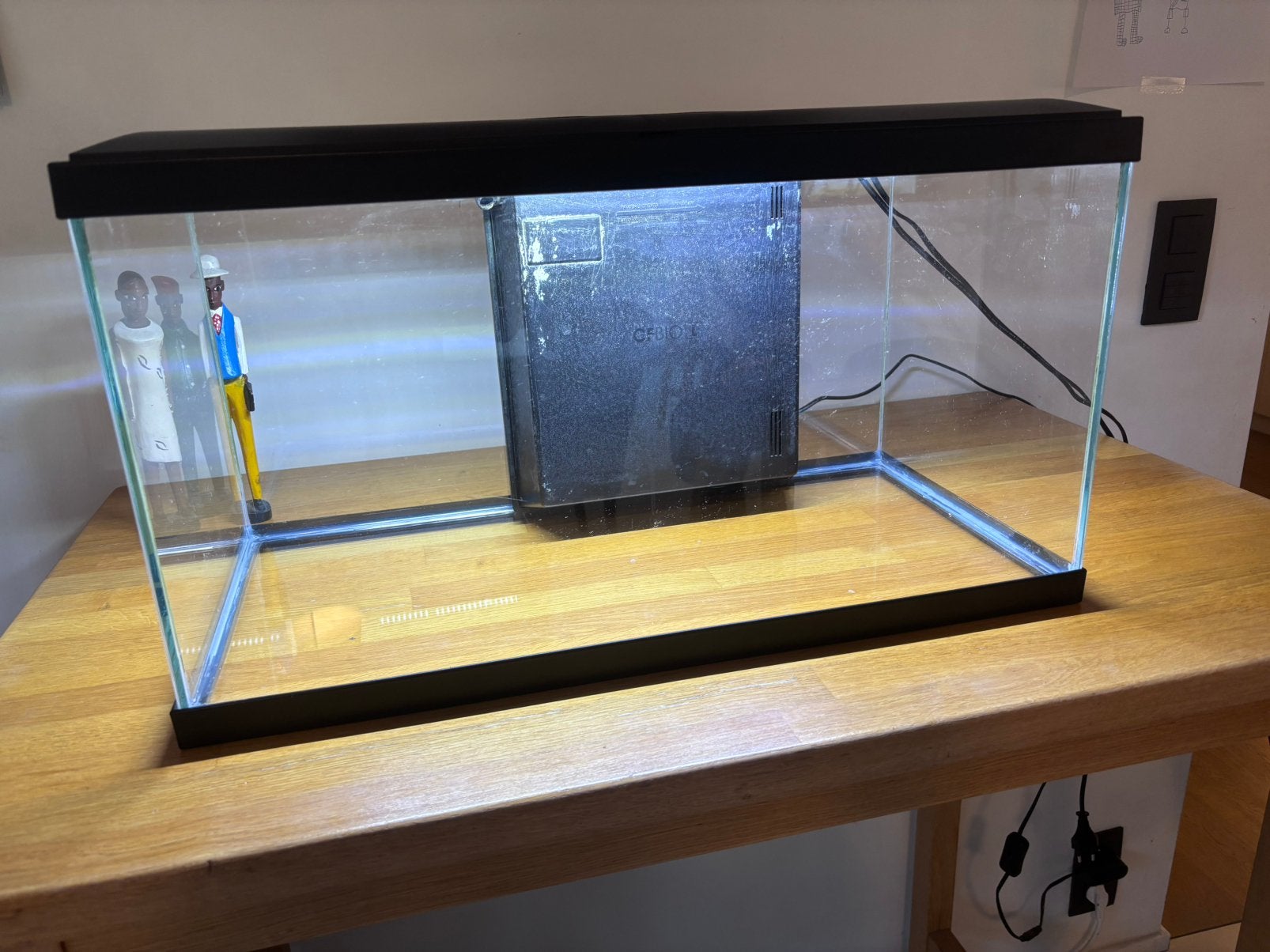Aquarium 58l, Ophalen, Pomp, Gebruikt