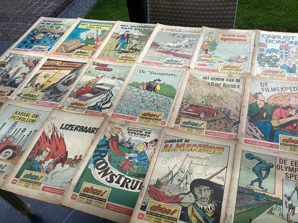 Lot van 18 oude OHEE strip verhalen jaren 60, Plusieurs BD, Enlèvement ou Envoi, Utilisé