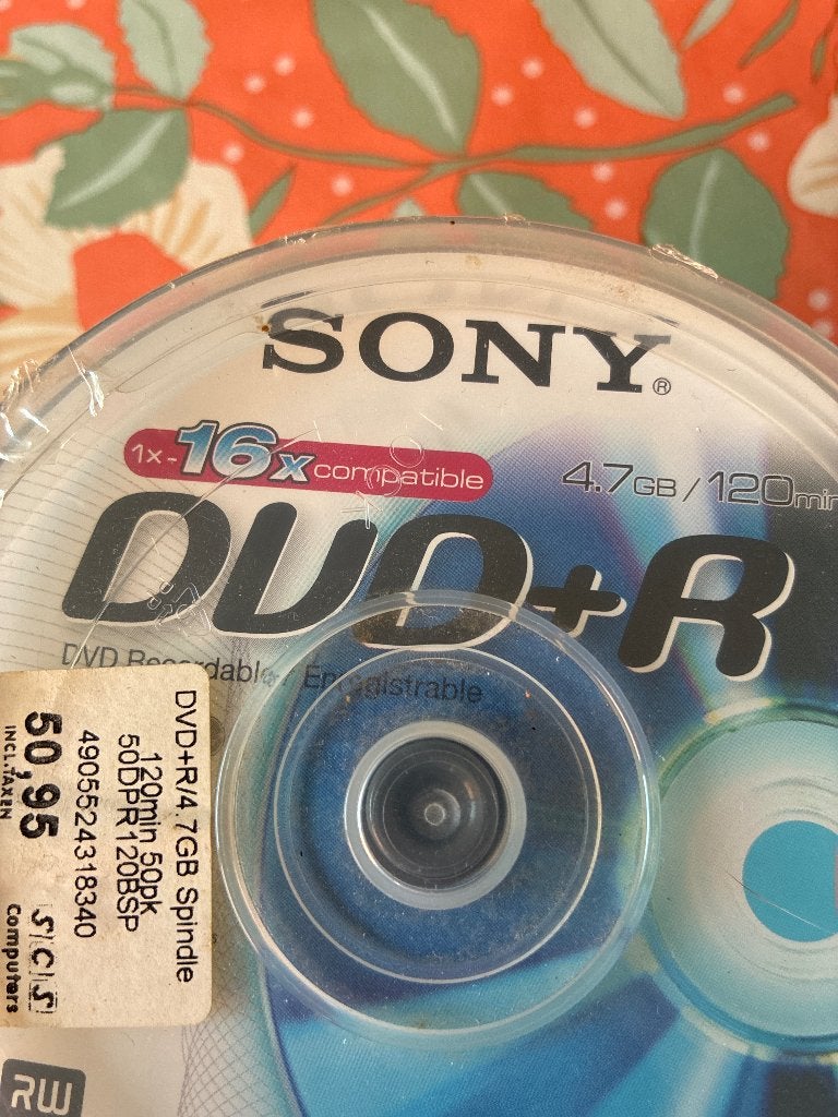 DVD +r, Enlèvement, Neuf, dans son emballage
