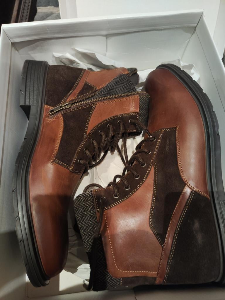 Geox Alberick A 43 comme neuve, Ophalen, GEOX RESPIRA, Bruin, Zo goed als nieuw