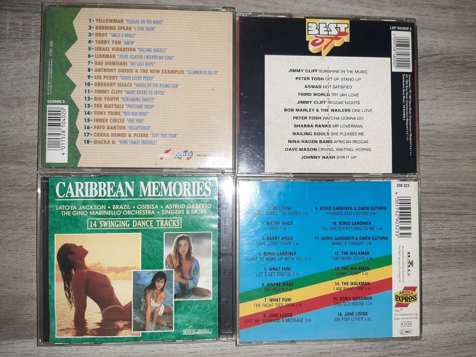 4x Reggae CD, Cd's en Dvd's, Ophalen of Verzenden, Reggae, Gebruikt