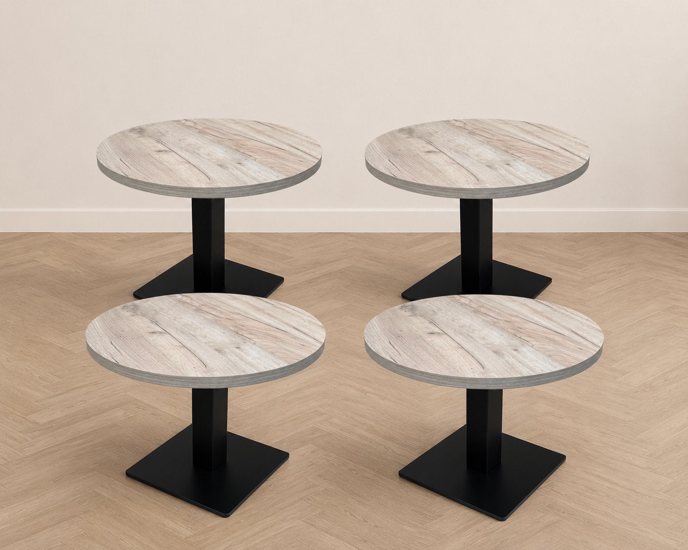 4x tables basses rondes de luxe — Parfait état, Enlèvement, Comme neuf