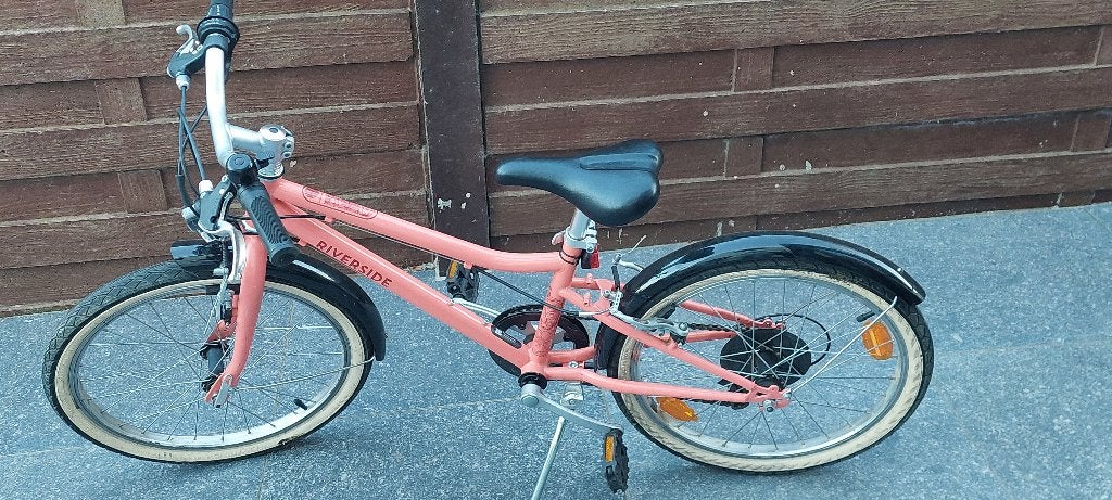 Vélo 20 pouces pour filles, Vélos & Vélomoteurs, Vitesses, Frein sur jante, B-Twin, Utilisé