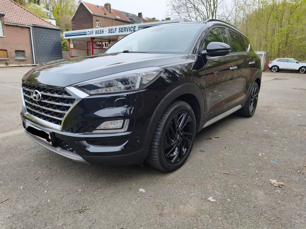 Hyundai Tucson 1.6 crdi 136cv glanzend zwarte editie bva, 1596 cc, 4 cilinders, Leder, 5 deurs