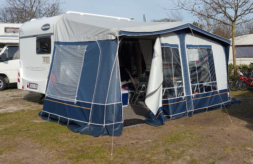 Dorema voortent Ibiza 240 maat 9 (850-875cm), Caravans en Kamperen, Ophalen, Zo goed als nieuw, Dorema
