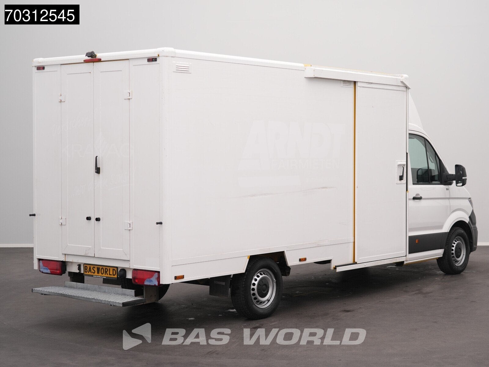 MAN TGE 3.100 433cm Bakwagen Achterdeuren Zijdeur Airco Came, Stof, Gebruikt, Euro 6, 4 cilinders
