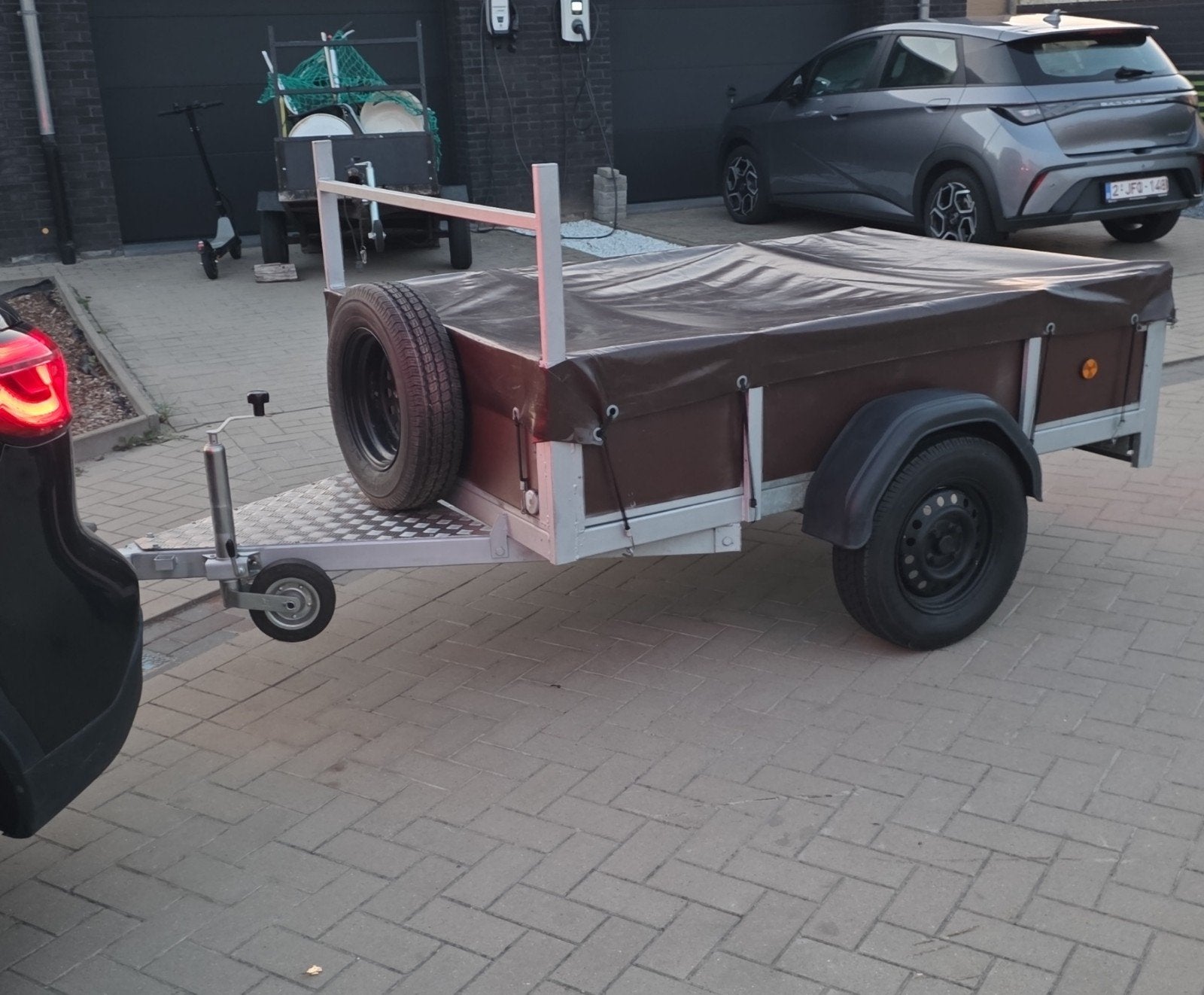 mooie remorque/aanhangwagen 2m05 op 1m35, Enlèvement