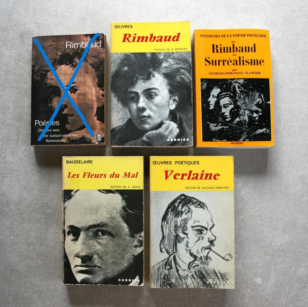 Poésie française: Verlaine/Rimbaud/Baudelaire/Panorama., Boeken, Ophalen of Verzenden, Gelezen, Diverse auteurs