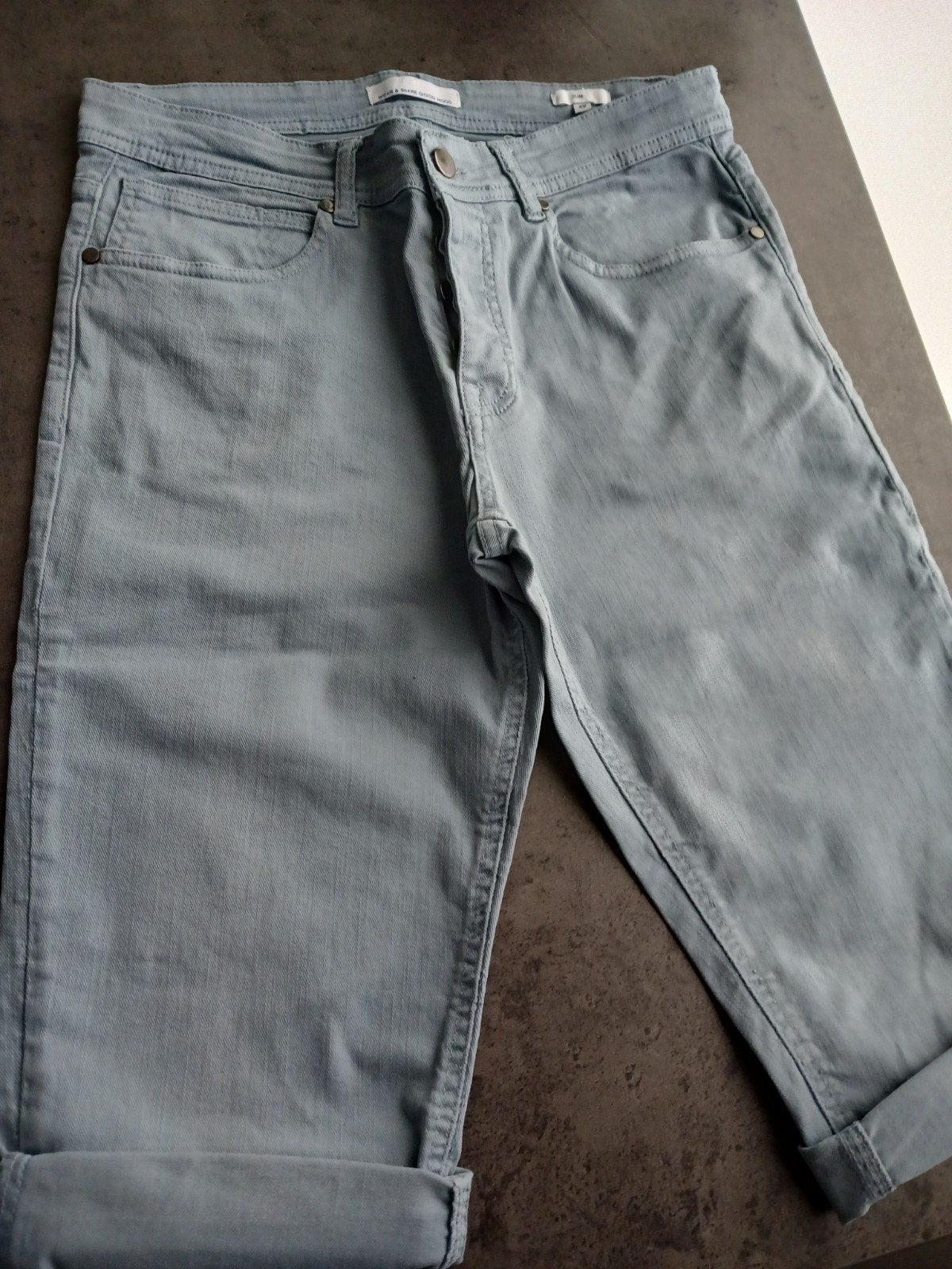 Blauwe short merk Jules net als nieuw te koop.M 38-40, Kleding | Heren, Broeken en Pantalons, Ophalen, Jules, Blauw, Zo goed als nieuw