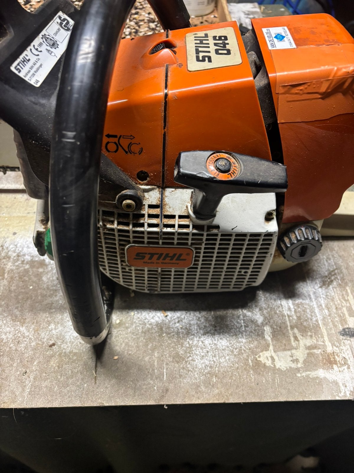 Stihl kettingzaag 400 euro, Jardin & Terrasse, Enlèvement, Utilisé