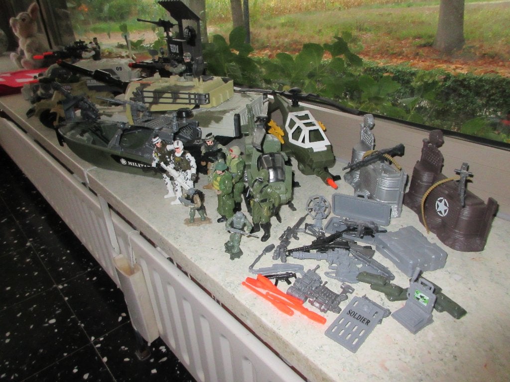 Chap mei military toys., Verzamelen, Speelgoed, Ophalen, Zo goed als nieuw
