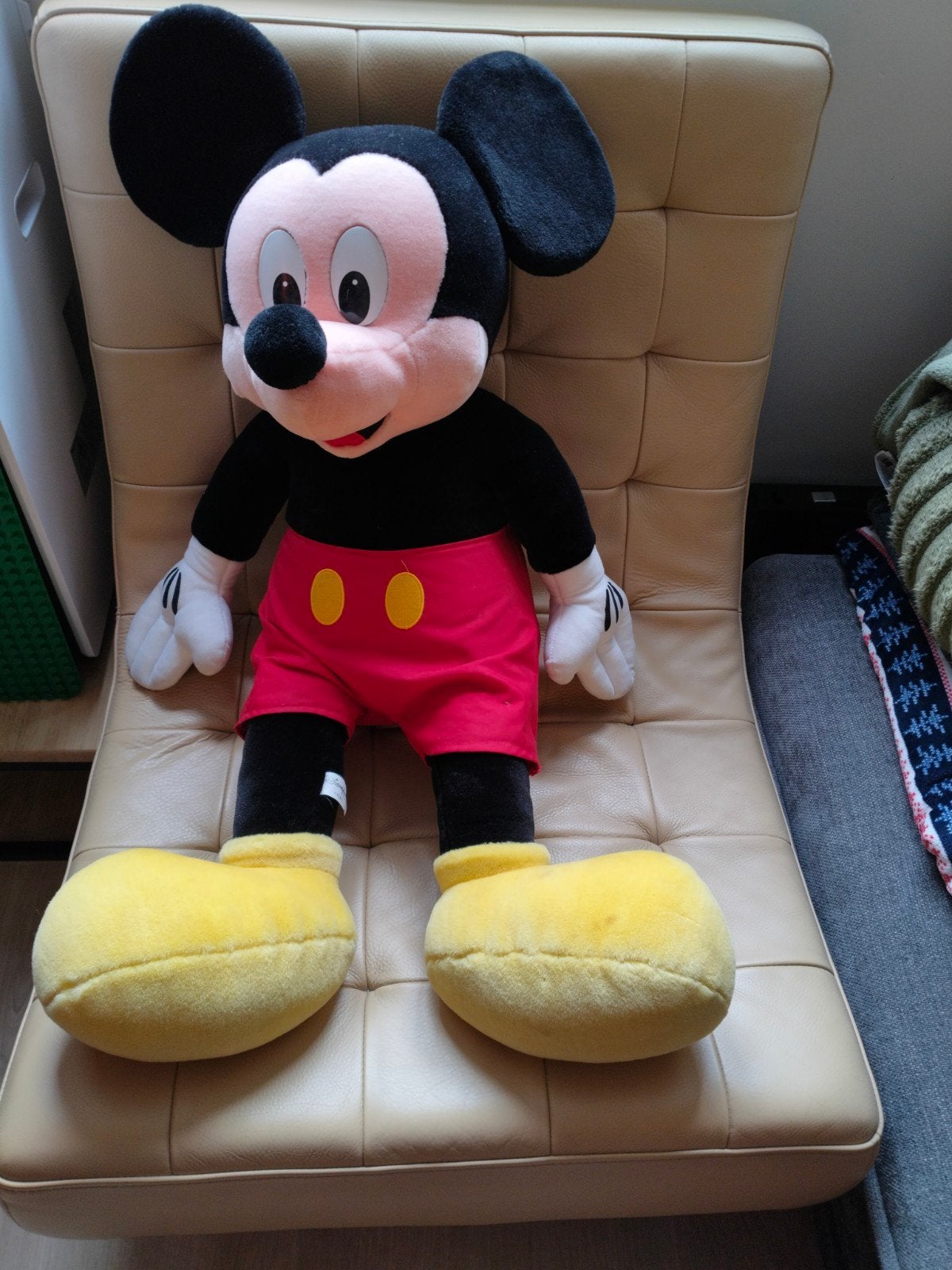 Peluche Mickey Mousse, Enlèvement ou Envoi, Mickey Mouse, Comme neuf, Peluche