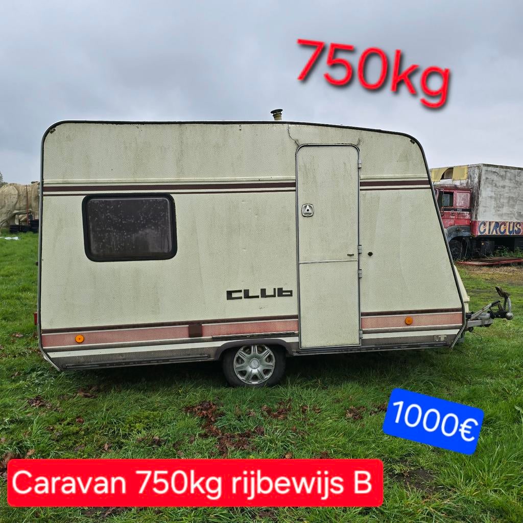 24 caravans Te koop 750kg werfkeet pipowagen foodtruck bouw, Bedrijf