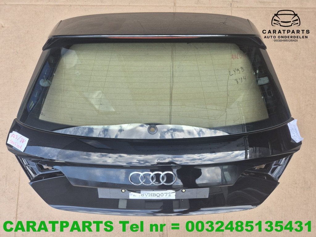 8V4827025D Achterklep Audi A3 kofferdeksel A3 8V hayon LY9B, Auto-onderdelen, Carrosserie, Deur, Audi, Achter, Gebruikt