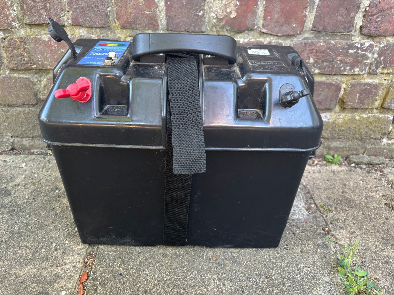 Solarfam 12.8V 55Ah LiFePO4 Bluetooth + Talamex Center, Auto-onderdelen, Ophalen, Gebruikt