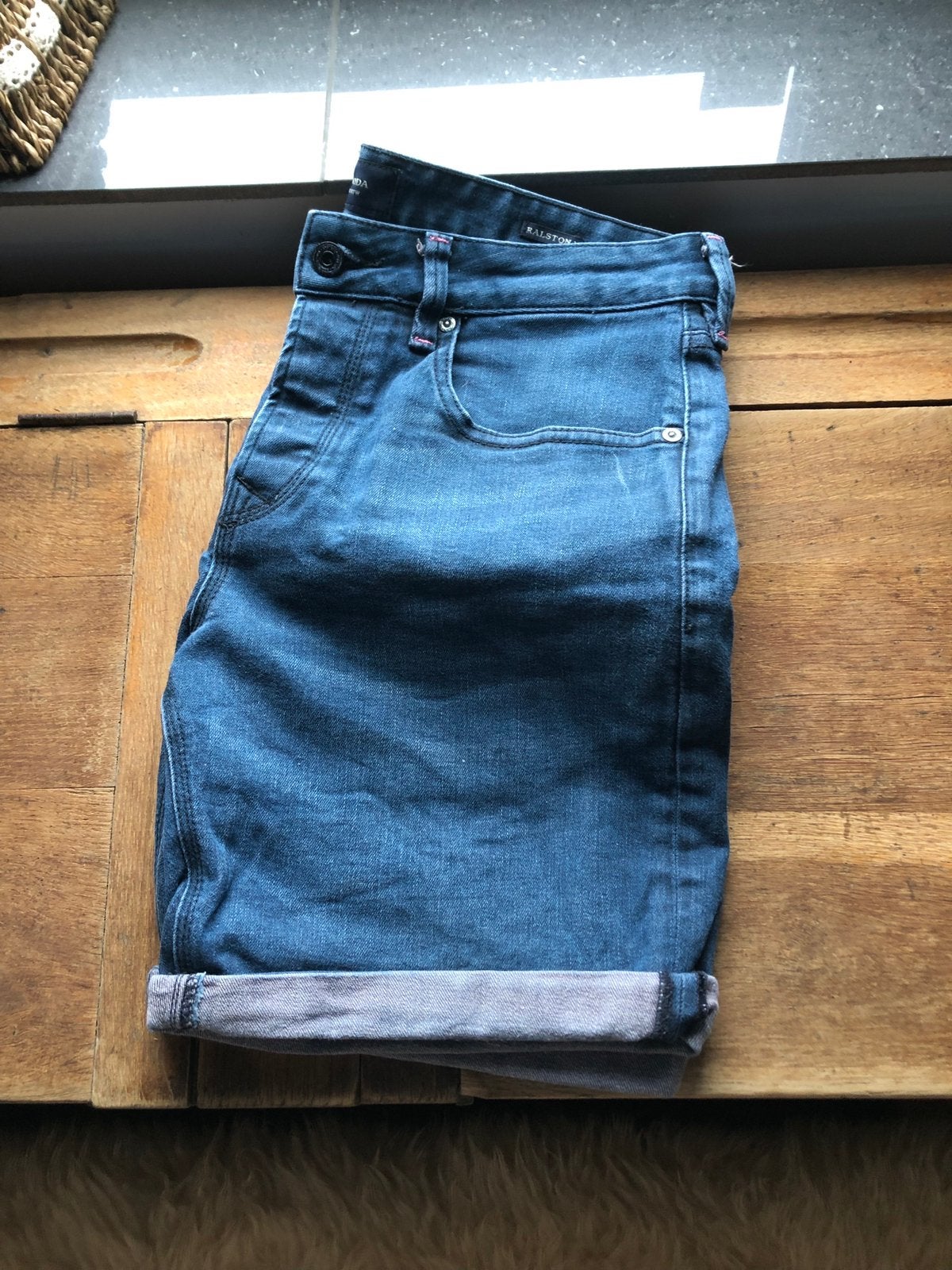 Shorts van Scotch&Soda, Kleding | Heren, Spijkerbroeken en Jeans, Ophalen, Zo goed als nieuw, Blauw, W32 (confectie 46) of kleiner