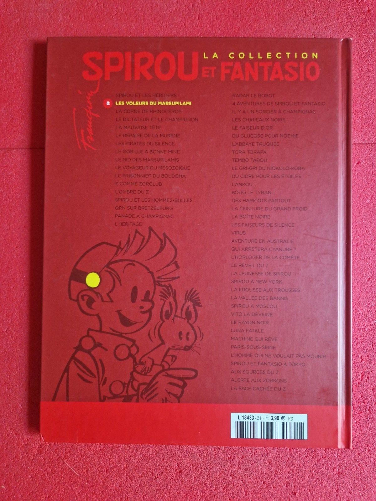 bd la collection spirou et fantasio 2, Enlèvement ou Envoi