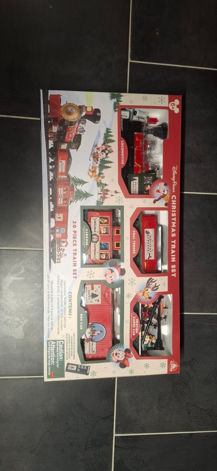 train de Noël Disney, Enlèvement