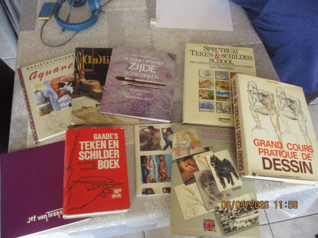 Partij boeken tekenen en schilderen, Livres, Loisirs & Temps libre, Enlèvement, Comme neuf, Dessin et Peinture