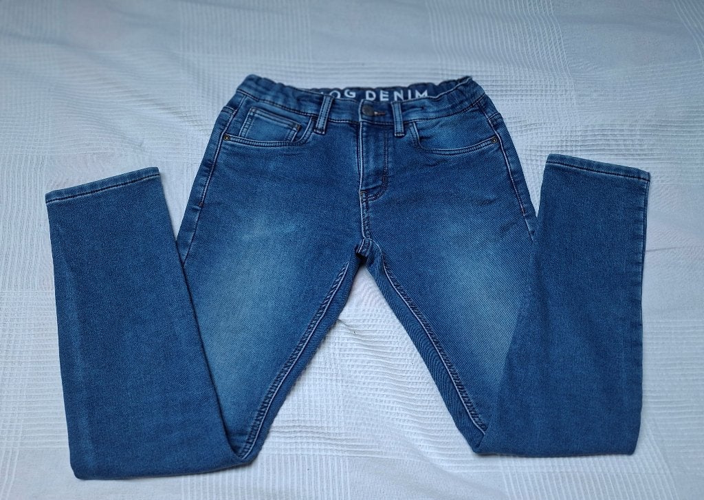 Blauwe Jeans (158 cm), Kinderen en Baby's, Broek, Skate nation, Ophalen of Verzenden, Zo goed als nieuw